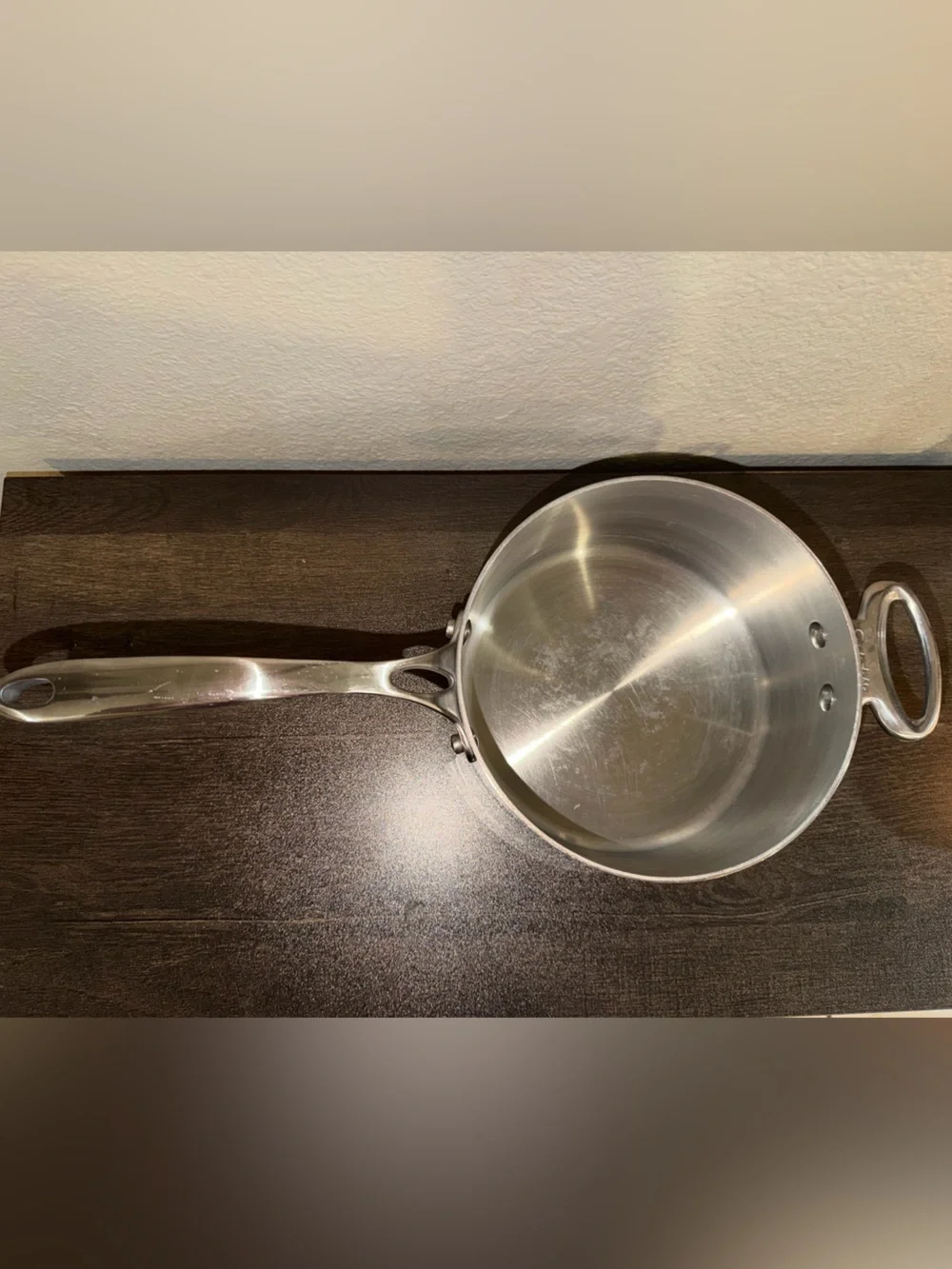 Sur La Table 8” Stainless Steel Chef Pan Saucepan with Helper Handle